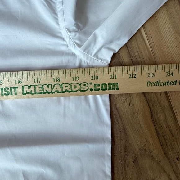 U.S.‎ Polo Assn. Men's White Solid Slim Fit Dress Shirt, Size M, New with Tags - Picture 8 of 9